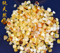 Natural amber wax raw stone crushed stock Ukraine stock for Manzapao bottle Seven precious stones pillow stock 1 gr