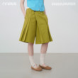 Riverstone plus irregular culottes for women 2026 summer new style accordion pleated hem A-line skirt