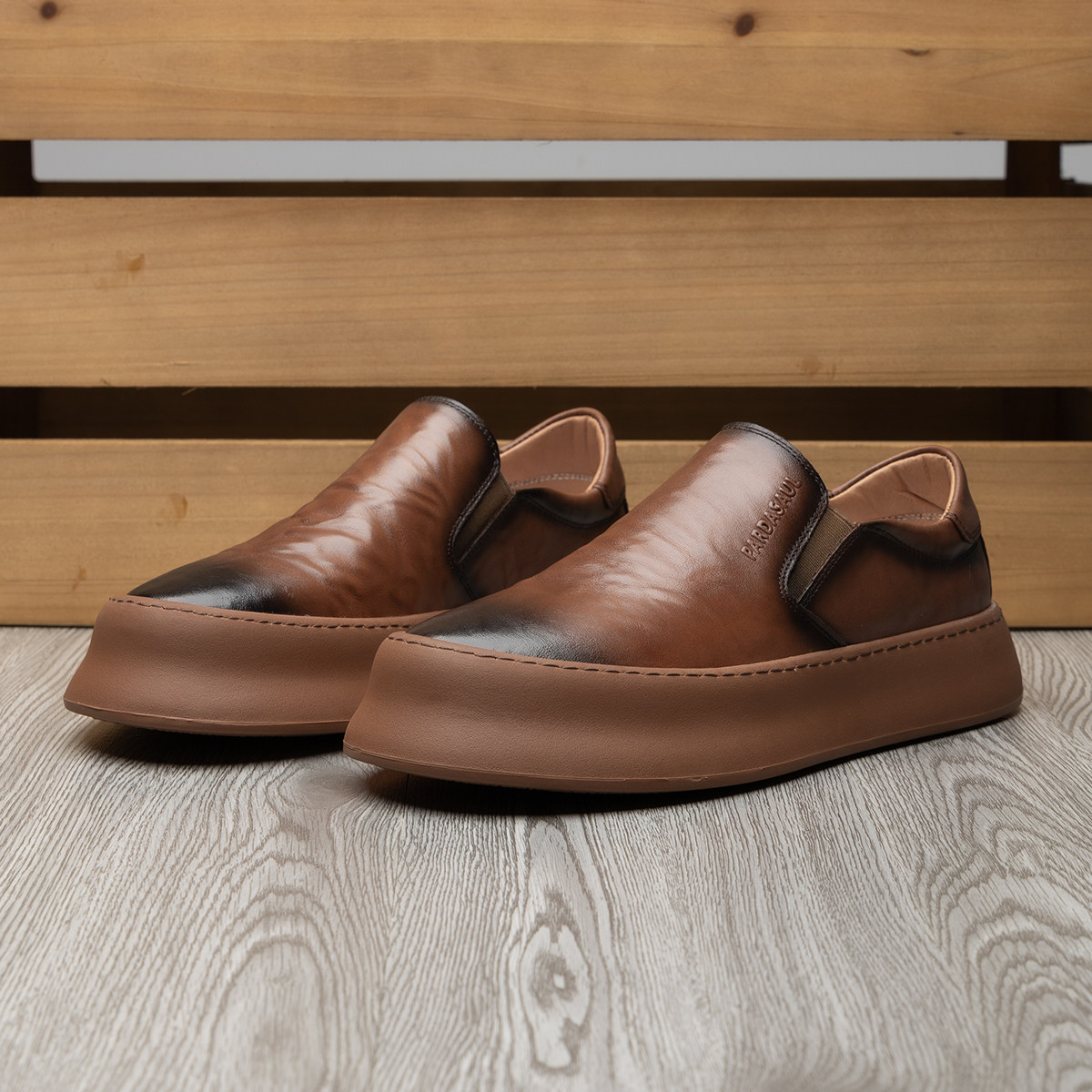 帕达索牛皮乐福鞋男2025新款一脚蹬黑色休闲皮鞋轻便懒人鞋230996,淘宝优惠券,粉丝福利购,淘宝优惠卷