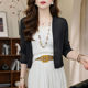 Summer Korean gentle style cardigan thin all-purpose small outer wear suspender skirt small shawl ແຂນຍາວແບບຕ່າງປະເທດ ເສື້ອຄຸມສັ້ນ