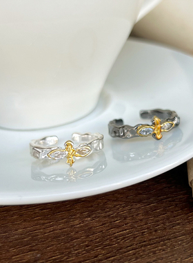 古美拉德十字架戒指女时尚复古