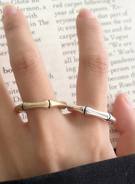 竹节夸张vintage中古风饰品