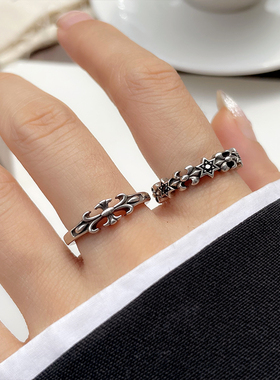 个性复古朋克开口戒指