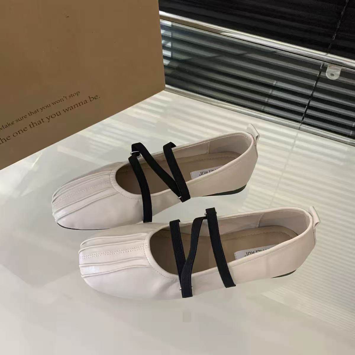 法式平底复古温柔风晚晚鞋2026年新款百搭不累脚玛丽珍芭蕾单鞋女,淘宝优惠券,粉丝福利购,淘宝优惠卷