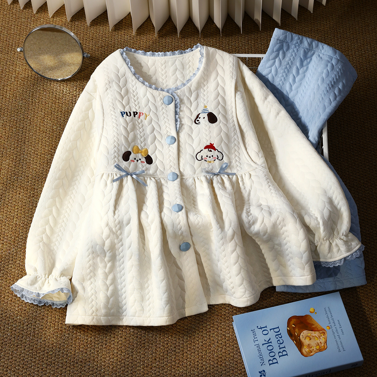 秋冬季保暖三件套纯棉空气棉月子服加厚产前产后产妇孕妇哺乳睡衣,淘宝优惠券,粉丝福利购,淘宝优惠卷