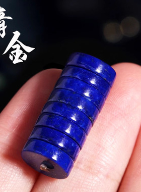 原矿青金石直切隔片散珠垫片金刚星月菩提108文玩手串DIY配件饰品