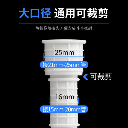 空调通用水管排水软管防晒延长管冷凝水出水管半自动洗衣机进水管 - 图1