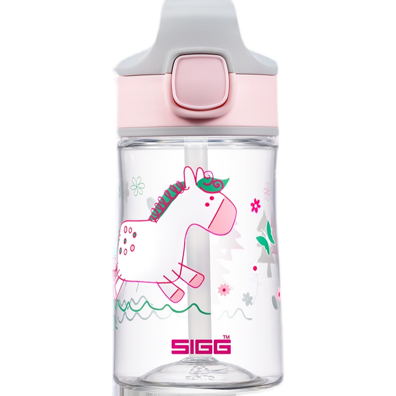 SIGG/希格吸管水杯儿童卡通可爱便携水壶宝宝直饮耐摔有盖运动杯 - 图3