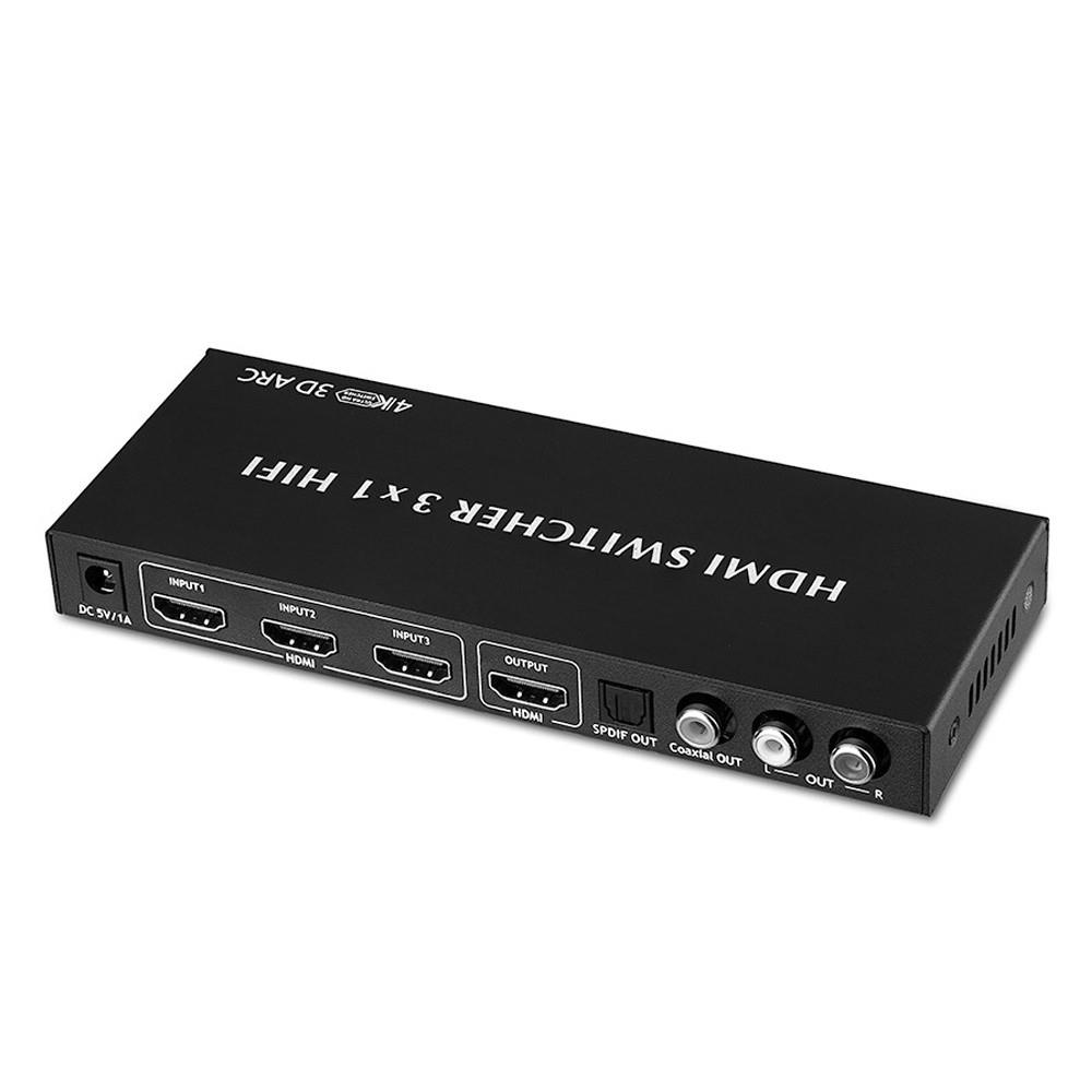4 K V1.4 HDMI HIFI Switch Switcher 3 In 1 HDMI Audio Extract