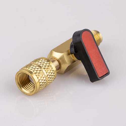 3Pcs Brass R410A Refrigerant Straight Ball Valves AC Chargin - 图3