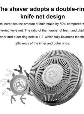 Men	s Electric Shaver Whole Body Washable Multifunctional