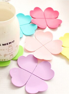 2pcs Cute Flower Coaster Novelty Placement Tea Coaster Cup T