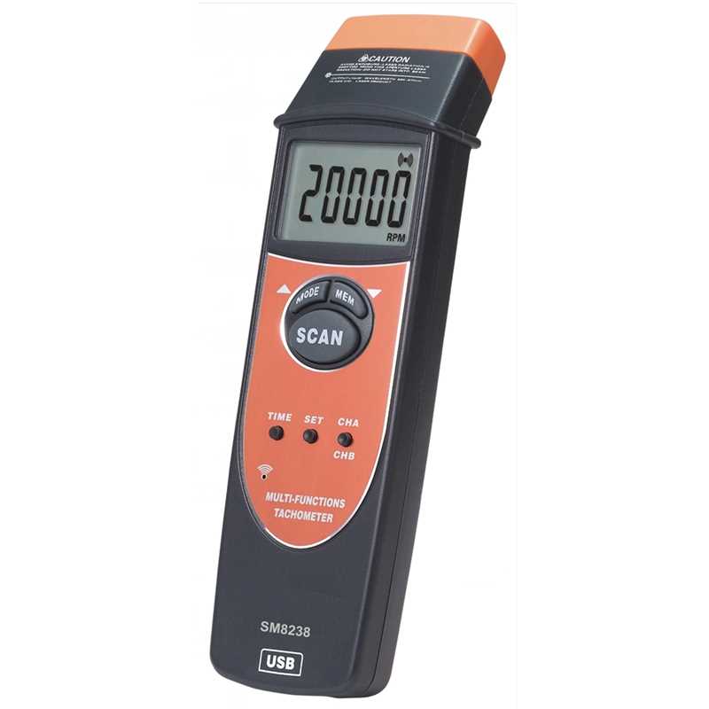 Multi-purpose Tachometer 2.5-99999RPM Handheld Digital LCD S-图0