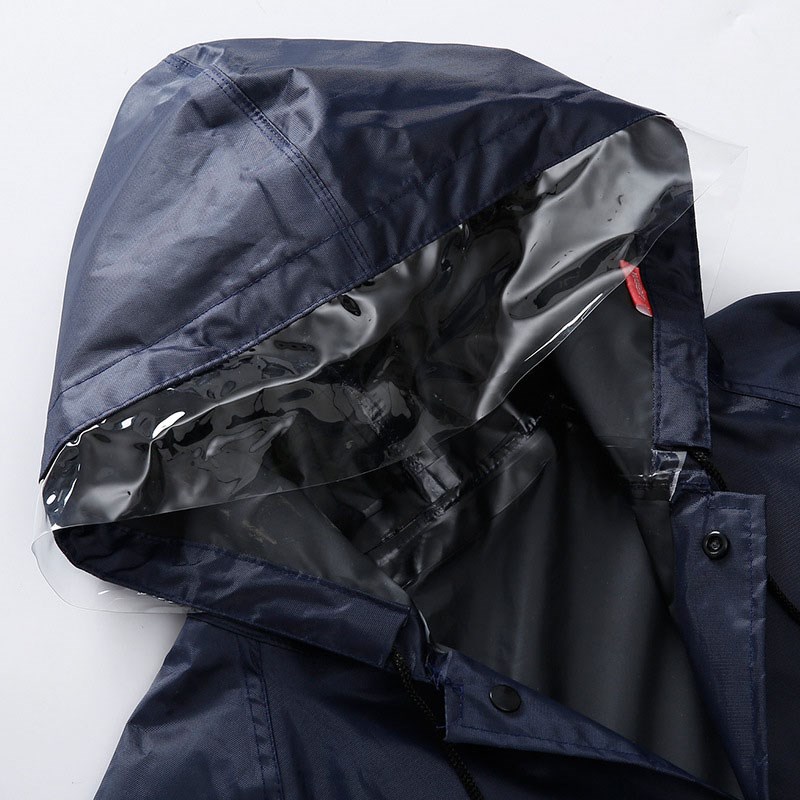 Raincoat long section adult fashion men and women outdoor - 图0