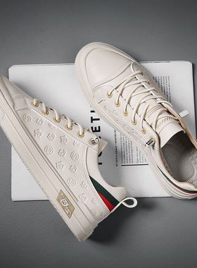 CRLAYDK Luxury Men	s Skate Low  Sneakers Leather Casual W