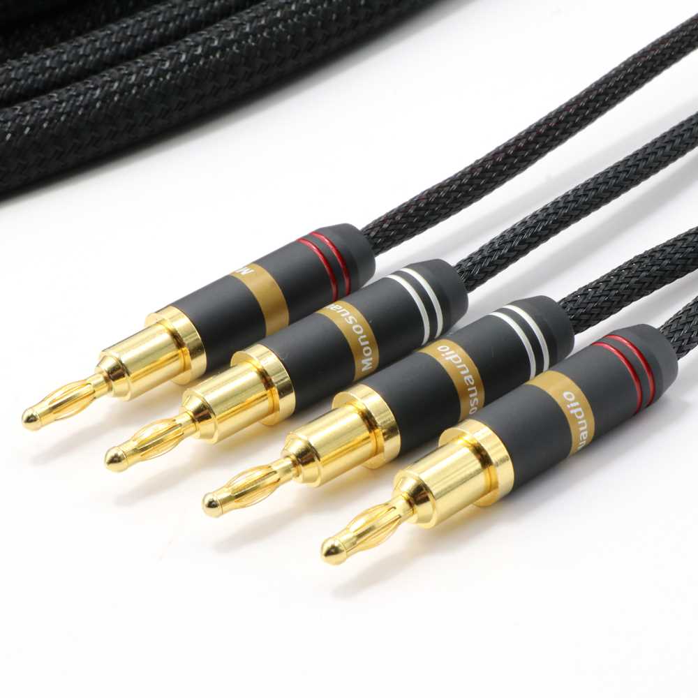 Monosaudio S801 hifi audio OFC Audiophile Speaker Cable, Bi- - 图2