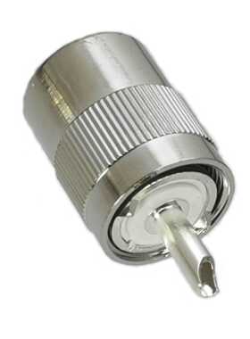 10Pcs Connector UHF PL259 Male plug Solder RG8 LMR400 RF Ada