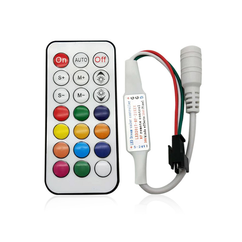 WS2815 WS2813 LED Lights Controller RF 14key 21Key Remote Wi - 图2