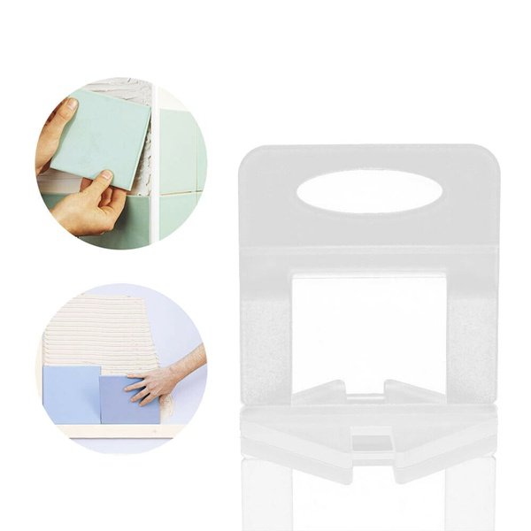 500 Pcs Plastic Tile Clips Plier Tiling Tiles Leveler Tool K - 图1