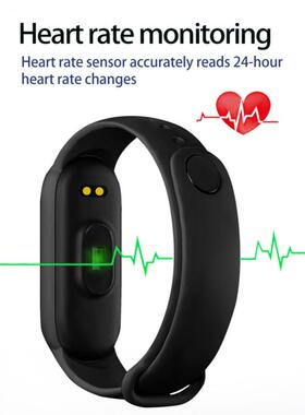 M6 Smart Bracelet Watch Band Fitness Tracker Heart Rate Bloo