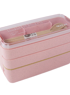 Japanese Bento Lunch Box Kids School Meal Prep Containers 3