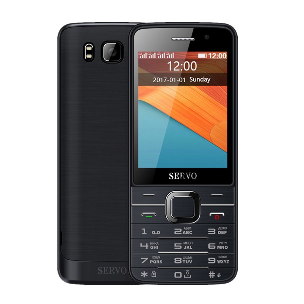 Original Phone SERVO V9500 2.8 inch 4 SIM cards Quad standby - 图0