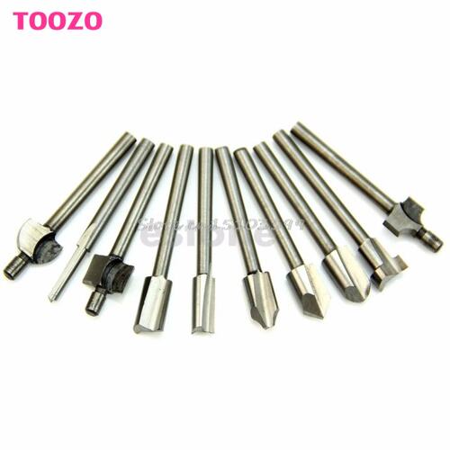 HSS Router Bits Wood Cutter Milling Fits Dremel Rotary Tool - 图1