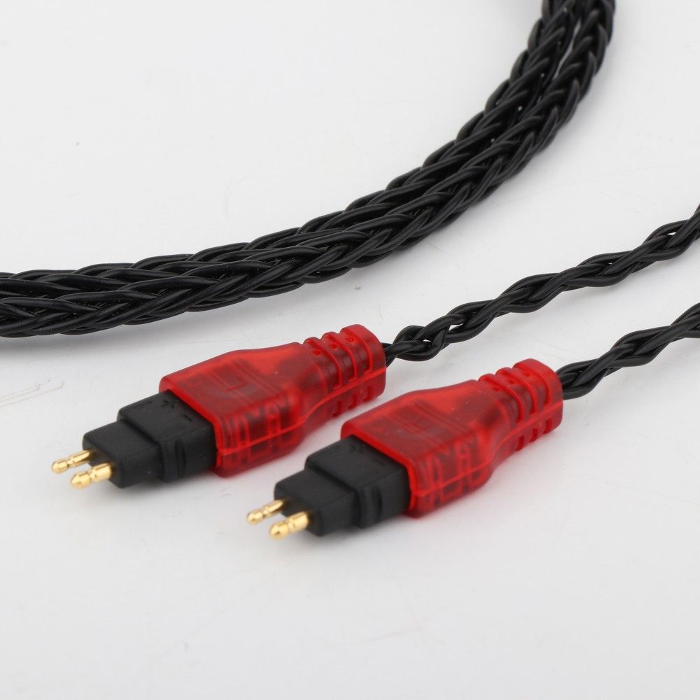 Preffair 8 Core Balanced Pure Silver Plated Earphone Cable F - 图0