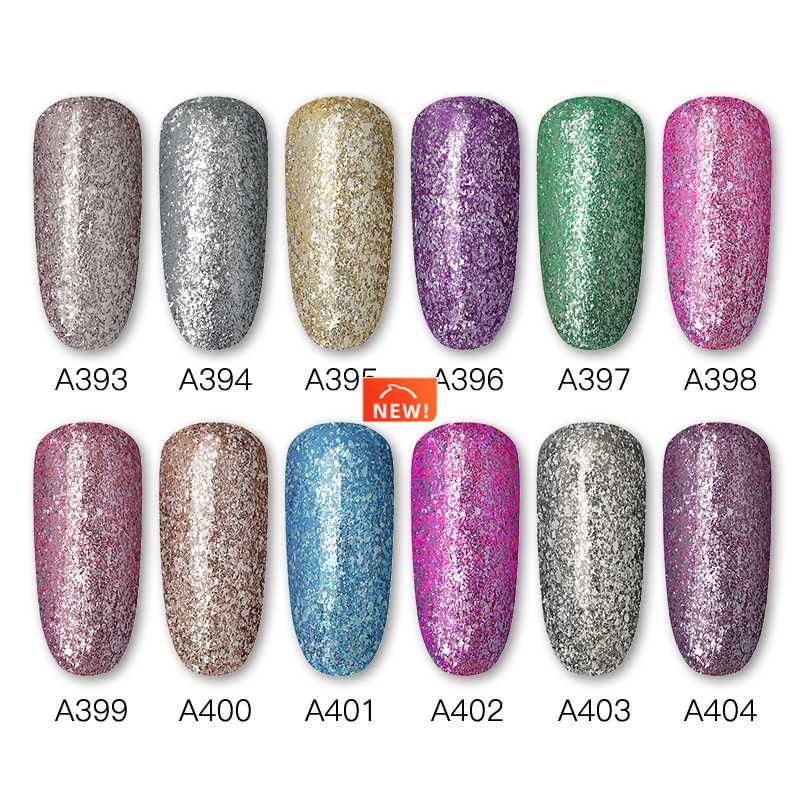 Gel Nail Polish Set Shiny Platinum Nails Art For Manicure Na-图2