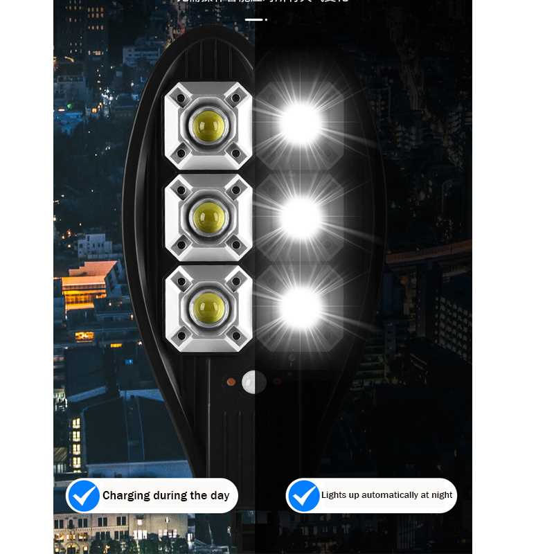 160COB Solar LED Street Light Waterproof Smart Remote Contro - 图1