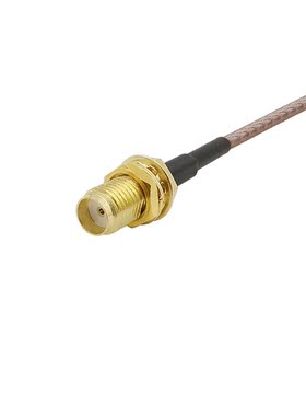 1Pcs 15CM/5.9Inch RG316 Cable SMA Male to SMA Female Nut Bul