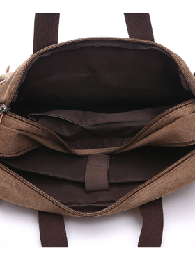 Men	s Briefcase vintage Casual man Business Shoulder