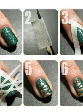 17m*0.5cm French Style Manicure Nail Art Tips Creative Nail