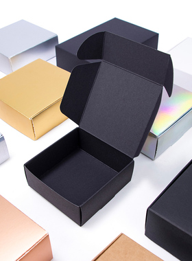 10pcs / kraft carton black white packaging carton Festival p