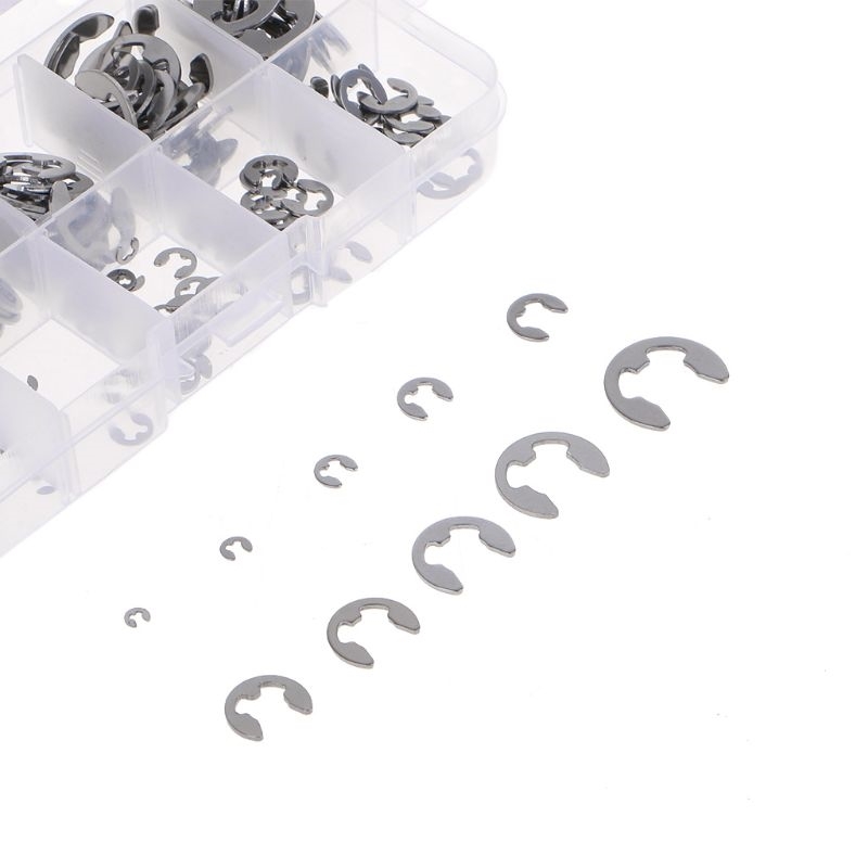 200Pcs Stainless Steel E-Type Circlips Assortment Case M1.5--图2