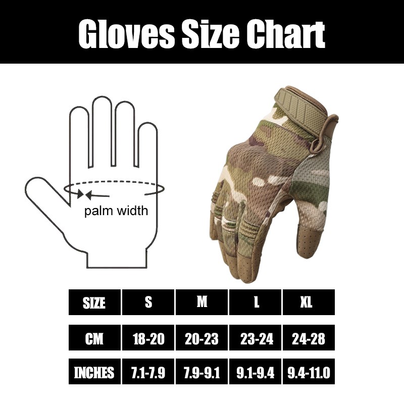 Men Riding Gloves Cycling Bike Full Finger Motos Racing - 图0