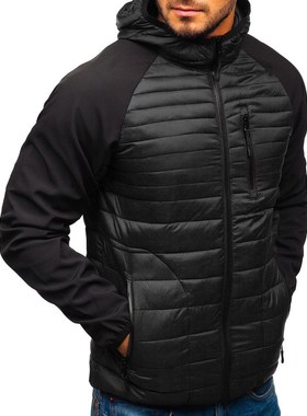 ZOGAA Fashionable Men's Zipper Hooded Warm New Cotton Jacket