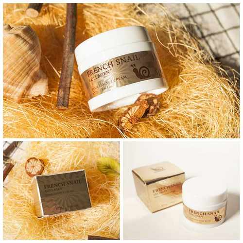 Facial Skin Care Set Snail Collagen Face Cream 24K Gold Seru - 图3