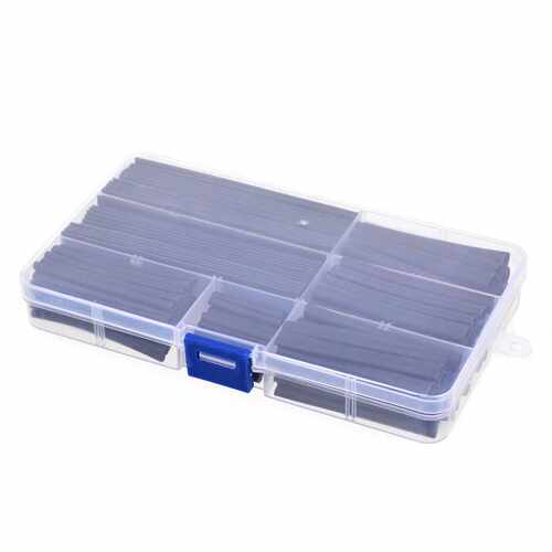 160pcs/box Heat Shrink Tubing Kit Heat Shrink Tube Cable Sle - 图2