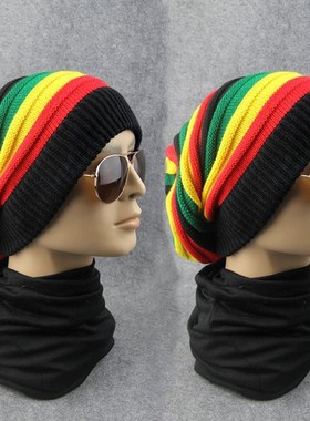 Jamaica Reggae Gorro Rasta Style Cappello Hip Pop Men's Wint