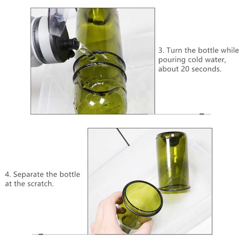 Glass Bottle Cutter Machine for Cutting Wine Beer Liquor