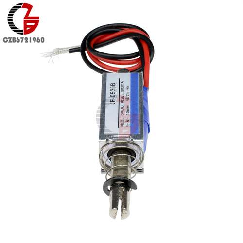 JF 0530B Push and Pull Type Linear Solenoid Electromagnet O - 图2
