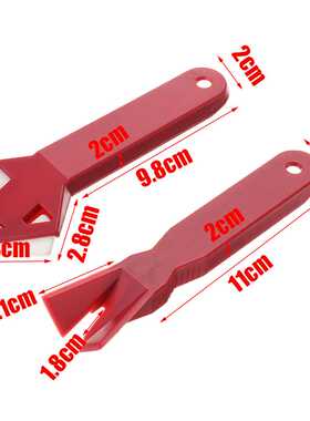 2Pcs Corner Sealant Scraper Caulking Tool Tile Floor Joint G