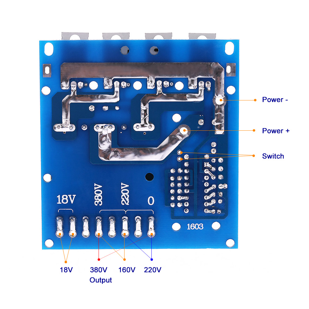 DC-AC Converter Inverter Board DC12V to 220V 380V 18V AC 500 - 图3