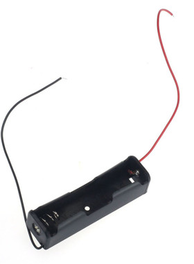 Power Battery Storage Case Plastic Box Holder With Leads Dr