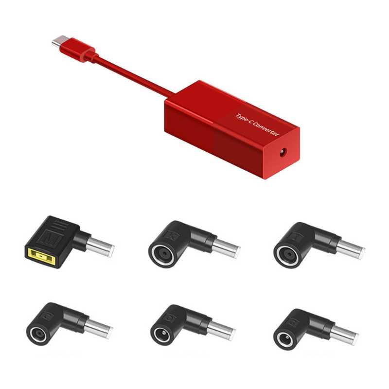 4.0x1.7mm 5.5x2.5mm Female to USB C Male Charge Convertor fo - 图0