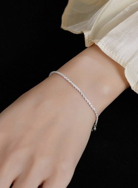 New 925 Sterling Silver Gypsophila Adjustable Bracelet & Ban
