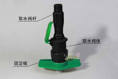DN25快速取水器 1寸外丝取水阀 方便体 三件套 园林绿化灌溉设备 - 图3