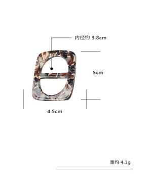 多功能丝巾扣混合材质简约女士