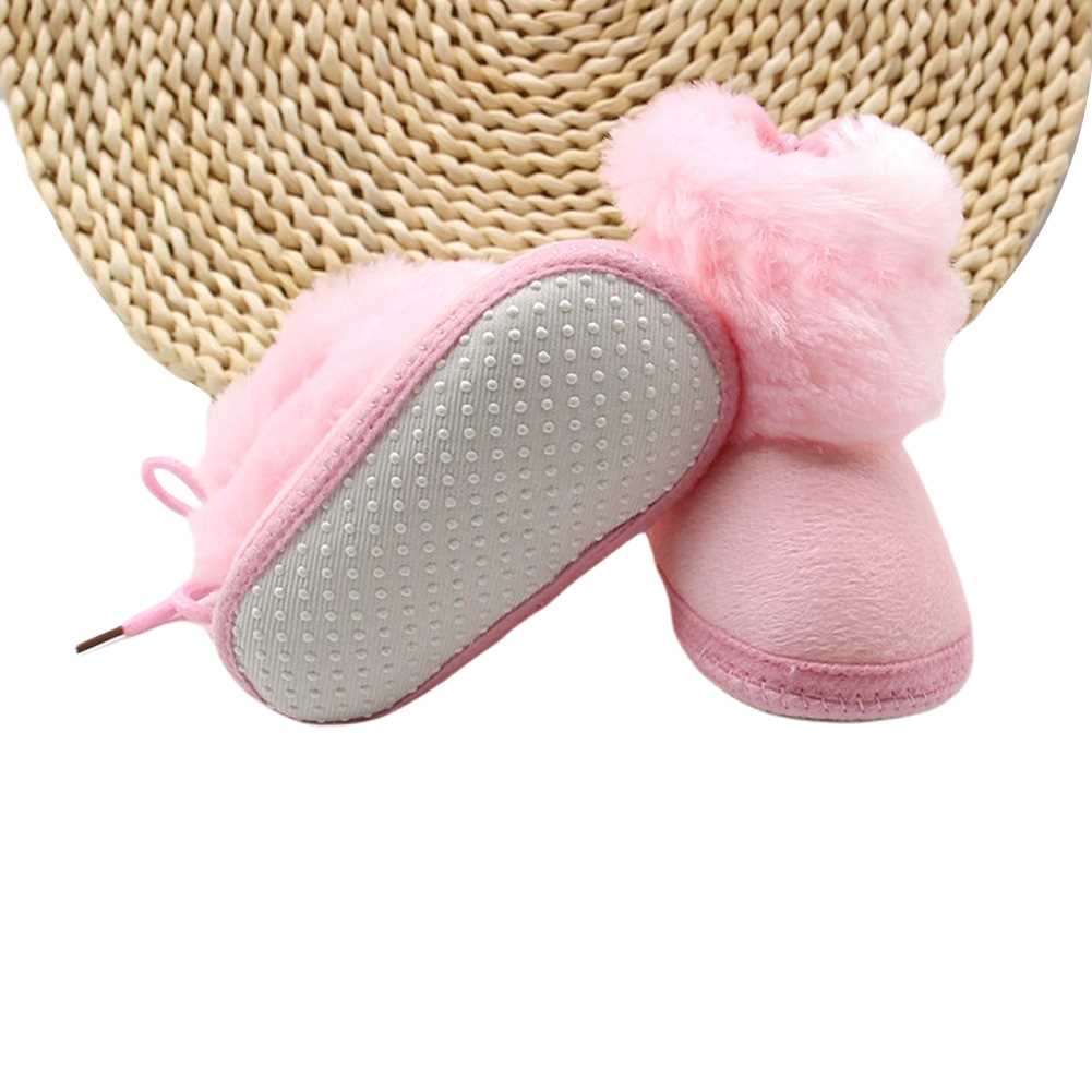 Infant Baby Autumn Winter Boots For Girls Boys Fuzzy First W - 图3